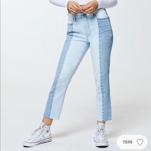 two tone jeans